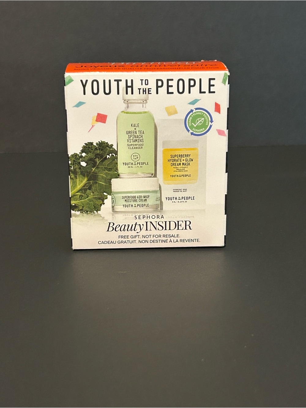 Youth to the People Sephora Beauty Insider Skincare Gift Set BRAND NEW IN BOX!